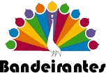Logo (da CBS americana) adotado pela TV Bandeirantes para transmissões em Cores
