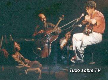 Fernando Faro entrvistando Caetano Veloso no programa Ensaio