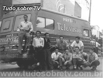 Primeira Unidade Móvel da América Latina pertencente a TV Tupi - Arquivo Walter Lima