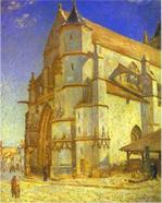 ALFRED SISLEY - "Igreja de Moret / Manhã de Sol"